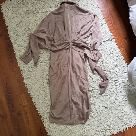 NWT DO+BE Cappuccino Colored Boutique Dress Sz S - Picture 7 of 8